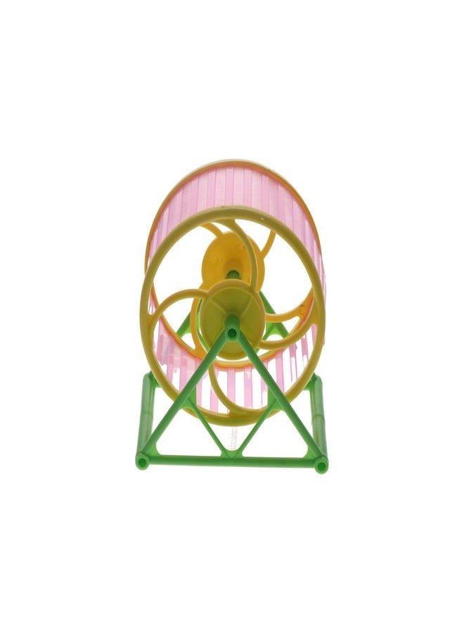 Kopida Hamster Exercise Wheel, Silent Running Wheel with Stand for Hamsters, Gerbils, Mice and Other Small Pets, Hamster Wheel Cage (Random Color, 1 PC), Dia 11cm/4.33in - Image 2